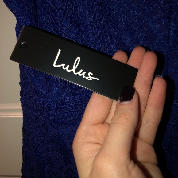 Blue Lulu Dress NEVER WORN - Picture 1 of 4